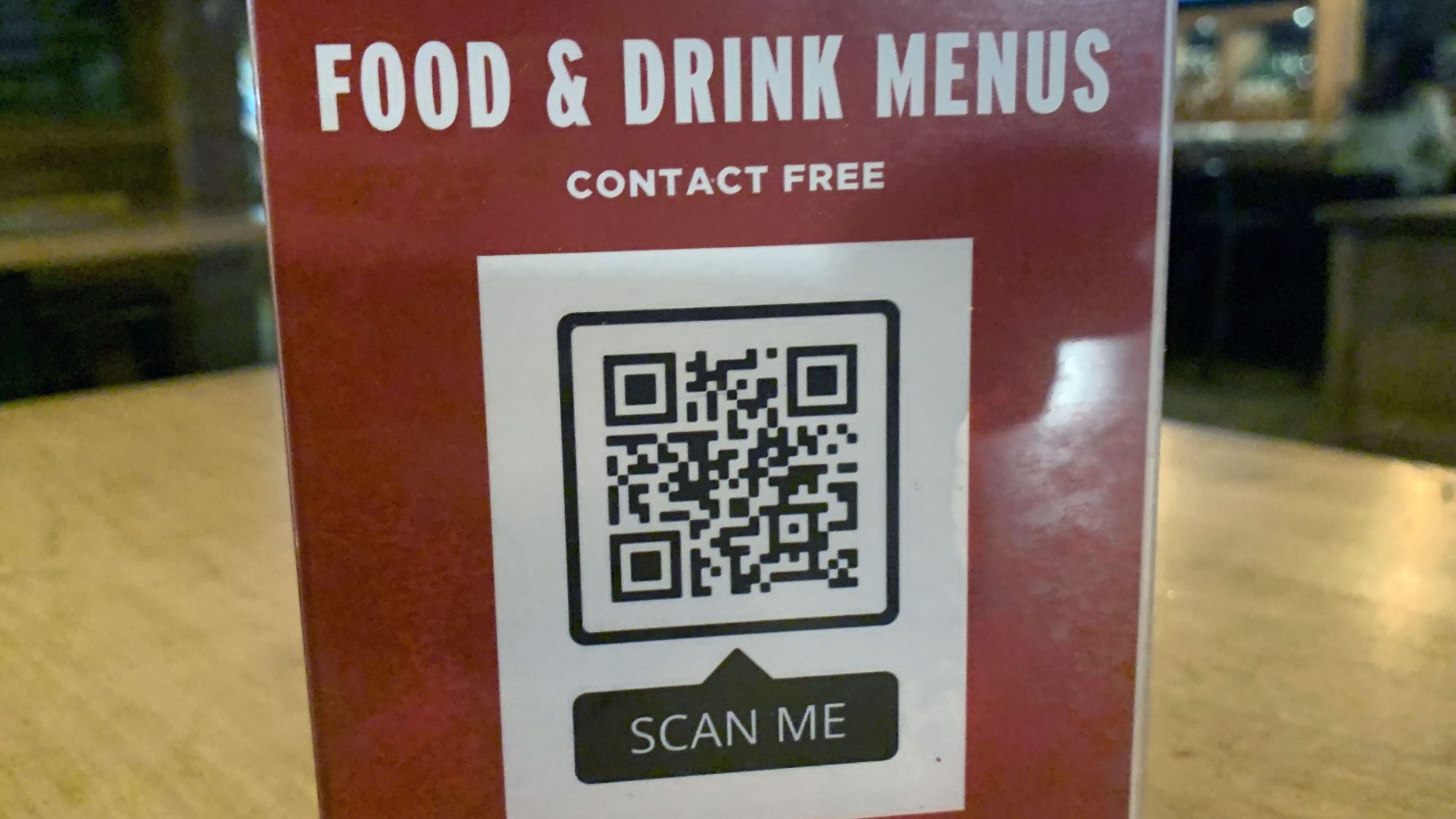 barcode menu scanner